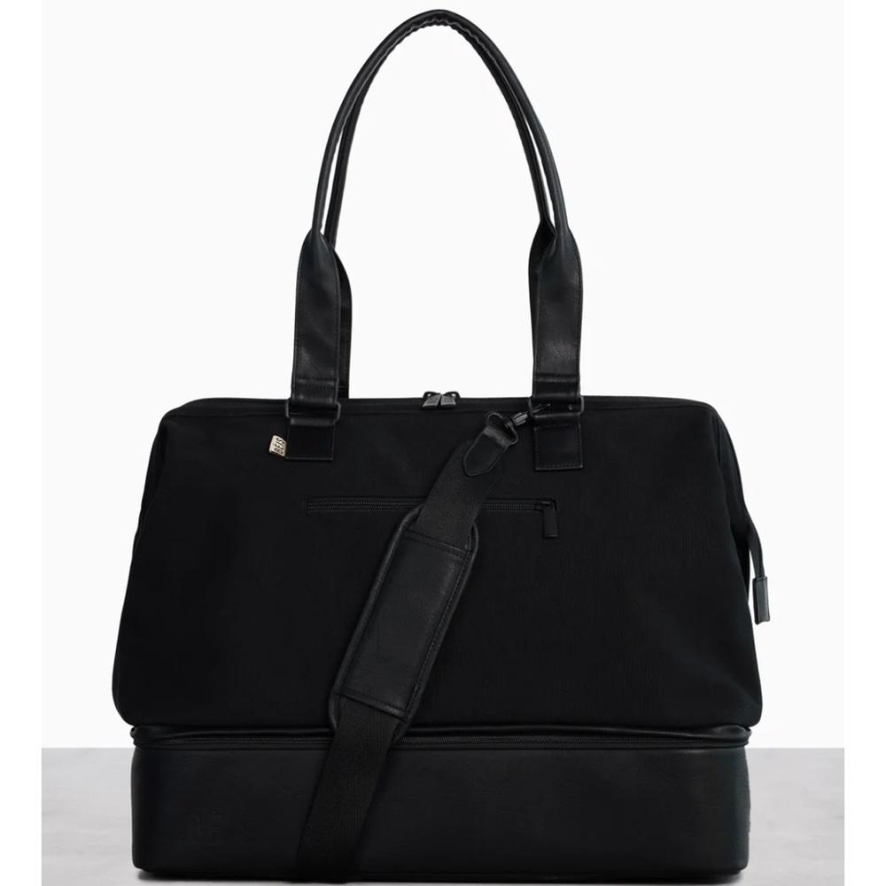 Black beis weekender bag, perfect condition